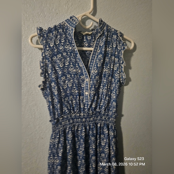 Max Studio Blue Floral Maxi Dress - Picture 2 of 5